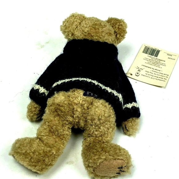 NWT Boyds Bears Breezy T Frostman 91522 Snowman Sweater 1999 Jointed Teddy 9 in - Picture 5 of 6